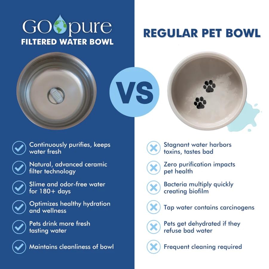 PURIBLOC GO PURE bol inox 64oz, résistance et capacité pour eau quotidienne.