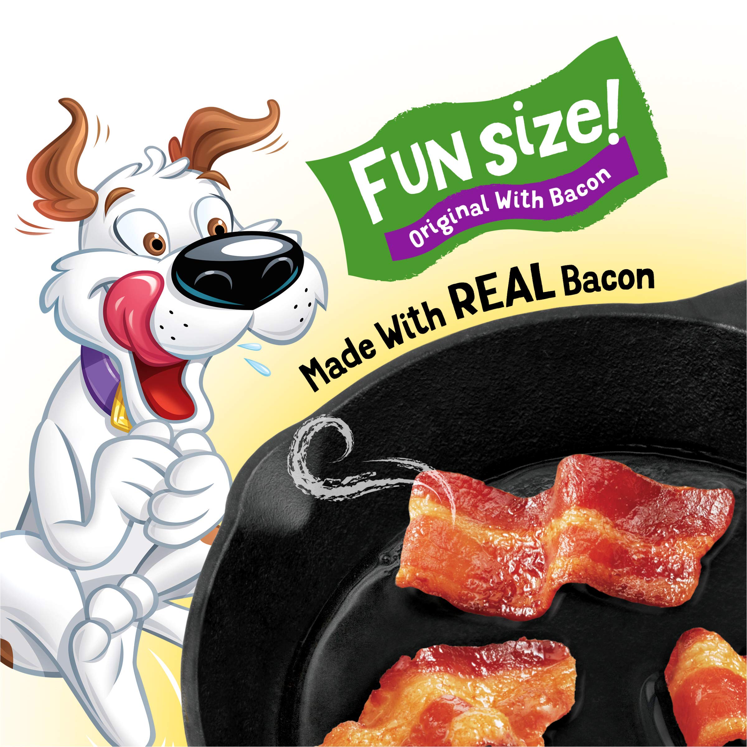 Purina Beggin' 7 calories par tranche : récompense légère et contrôlée.