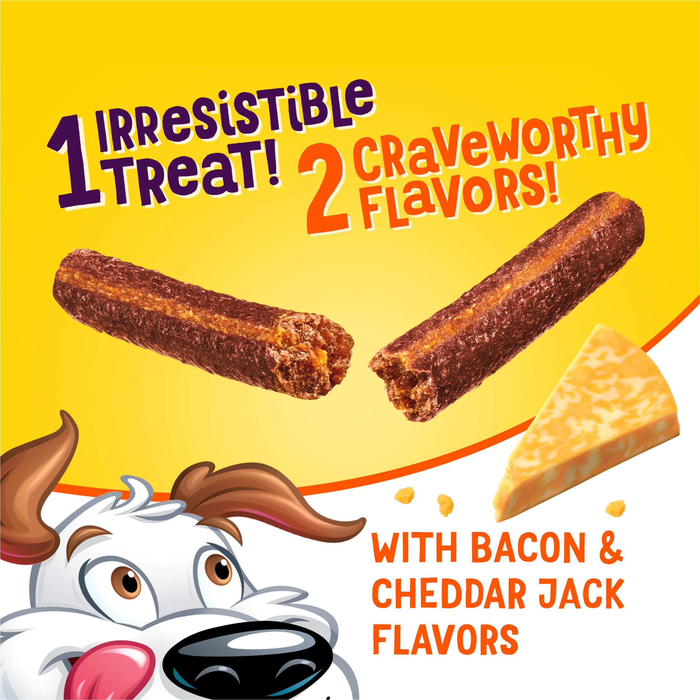 Purina Beggin’ Flavor Stix texture douce, idéale pour récompenser