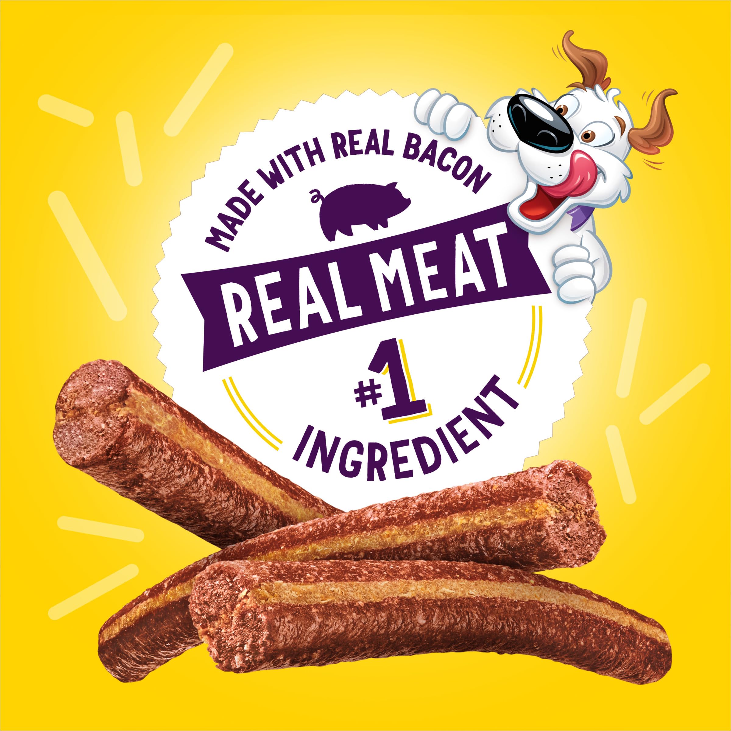 Purina Beggin' Flavor Stix viande réelle pour récompenser les chiens lors de jeux