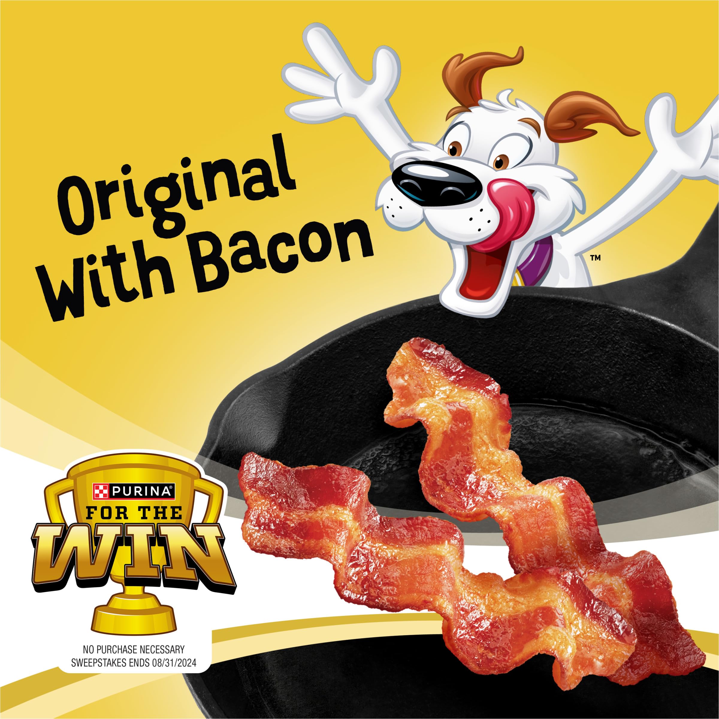 Friandises tendres Purina Beggin' Strips Original Bacon faciles à partager