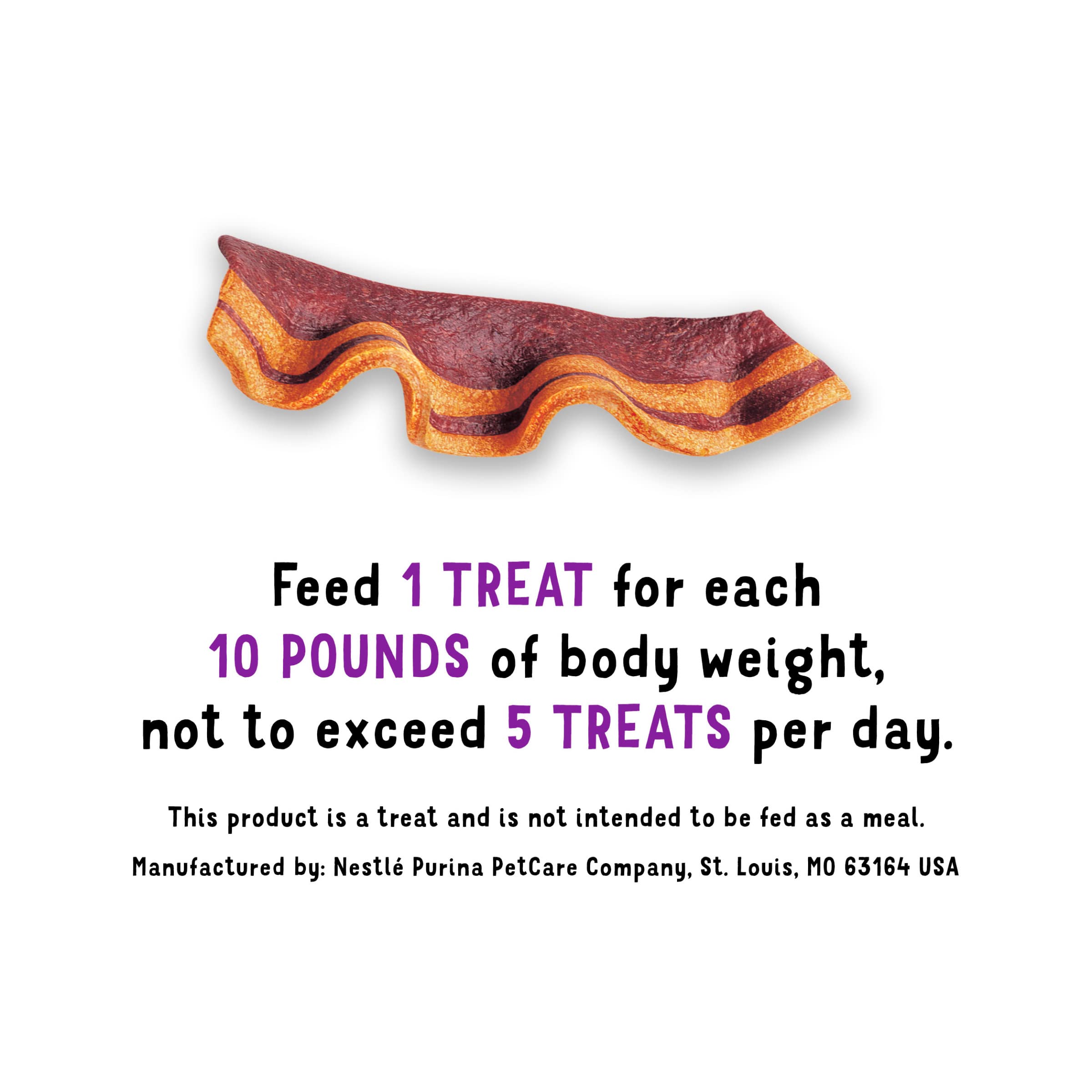 Purina Beggin' Strips; texture tendre idéale en collation.