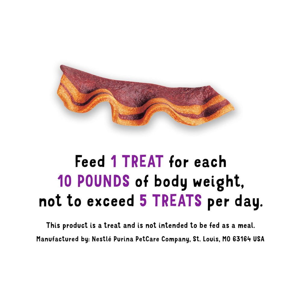 Purina Beggin' Strips; texture tendre idéale en collation.