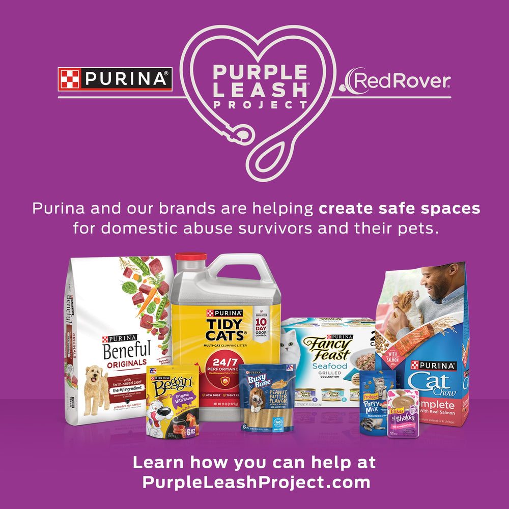 Purina Beggin' Strips; usage quotidien en récompense entre les repas.