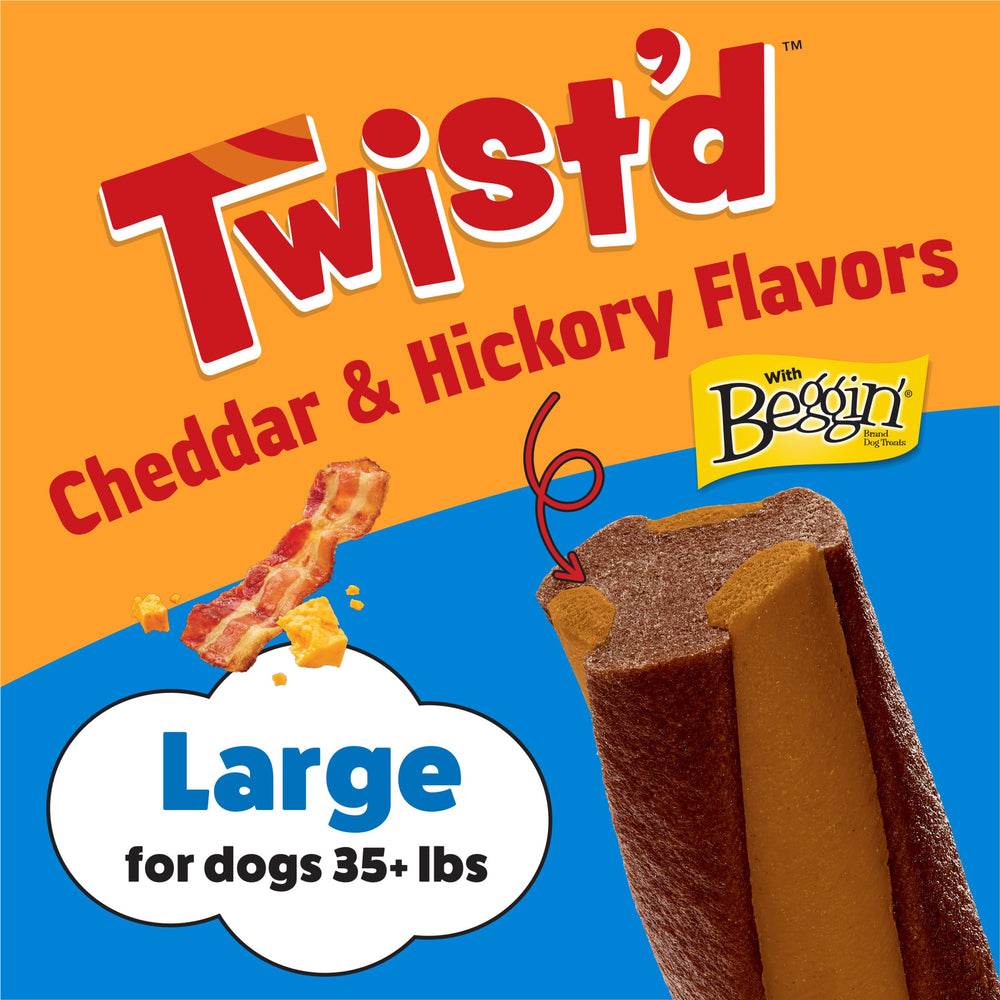 Texture durable Purina Busy Beggin’ Twist’d, friandise longue mastication.