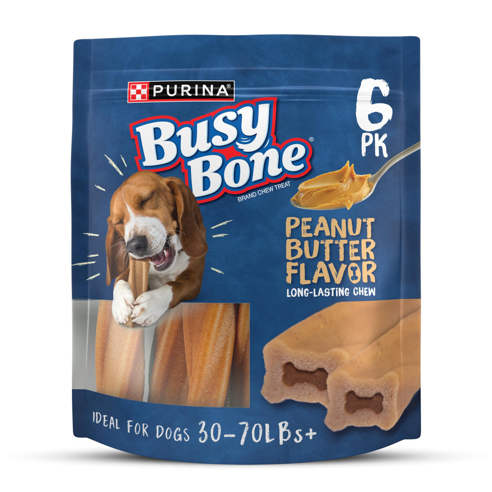 Purina Busy Bone emballage frontal, récompense pratique pour les chiens