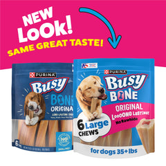 Purina Busy Bone extérieur ferme; mastication longue et satisfaisante