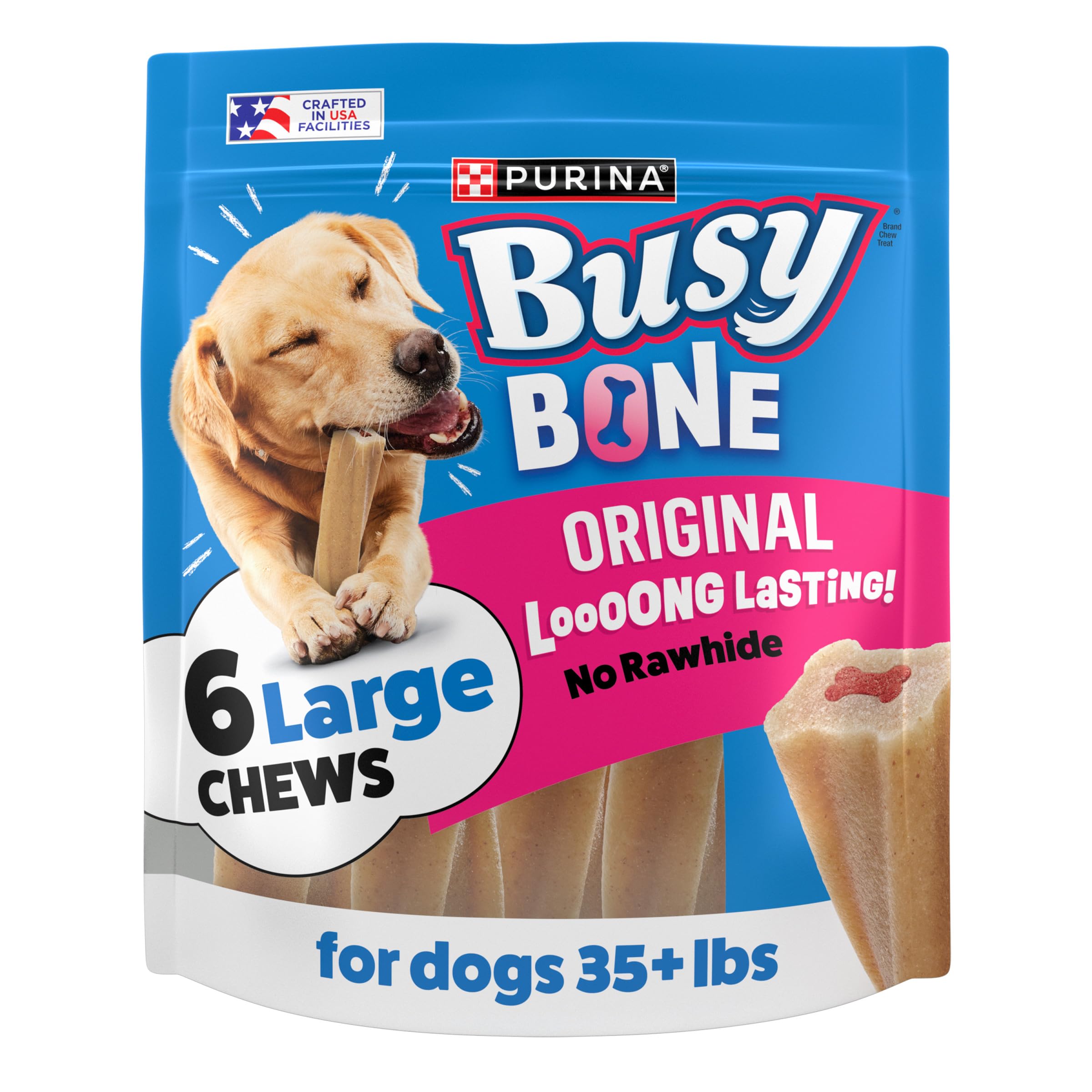 Purina Busy Bone – centre viande; récompense savoureuse pour chien adulte