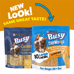 Purina Busy Chewnola couche centrale boeuf hide, saveur appréciée par les chiens