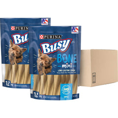 Purina Busy Os Mini – centre viande réelle, goût savoureux pour chien miniature