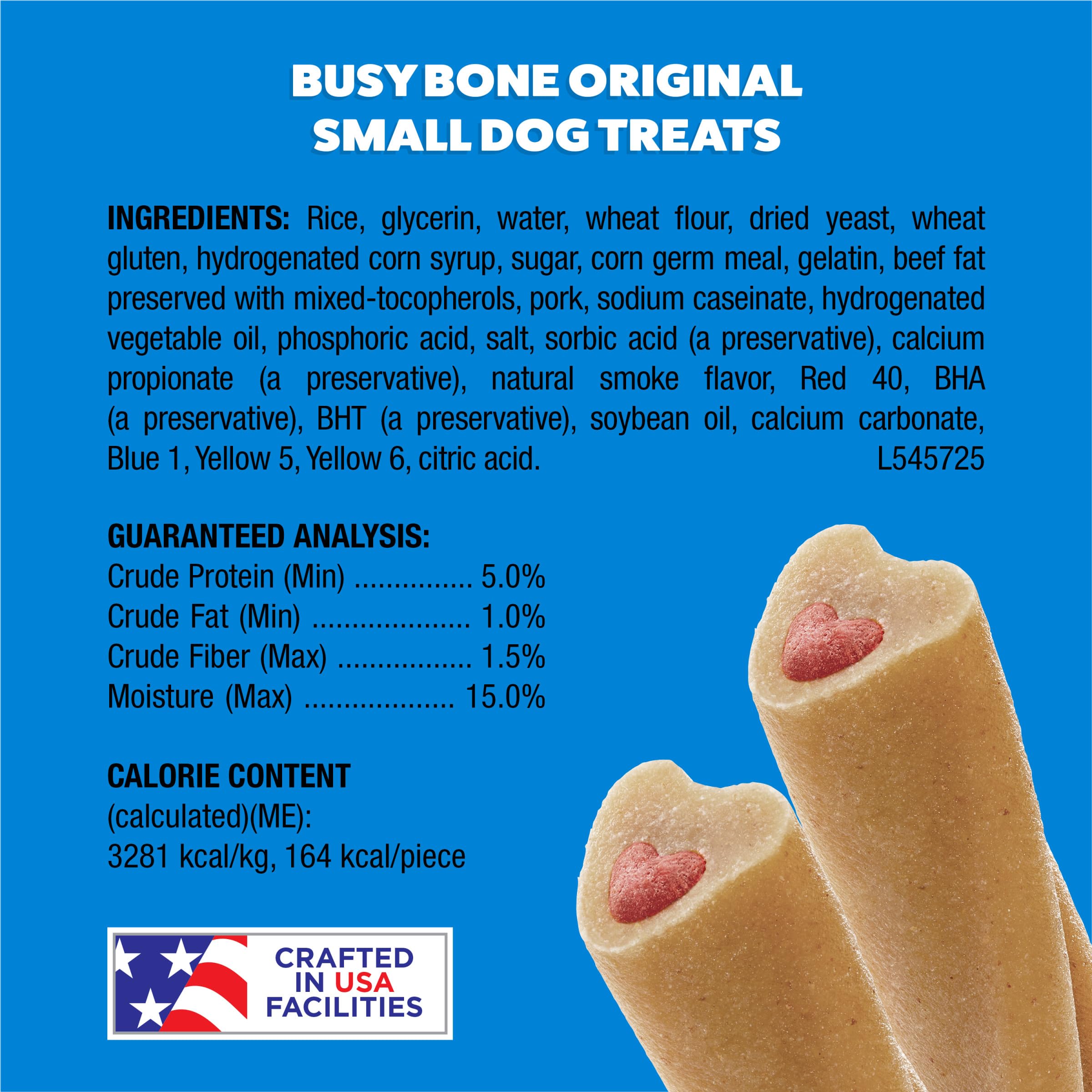 Purina Busy os mini etats-unis-installations: fabrication aux États-Unis, traçabilité.