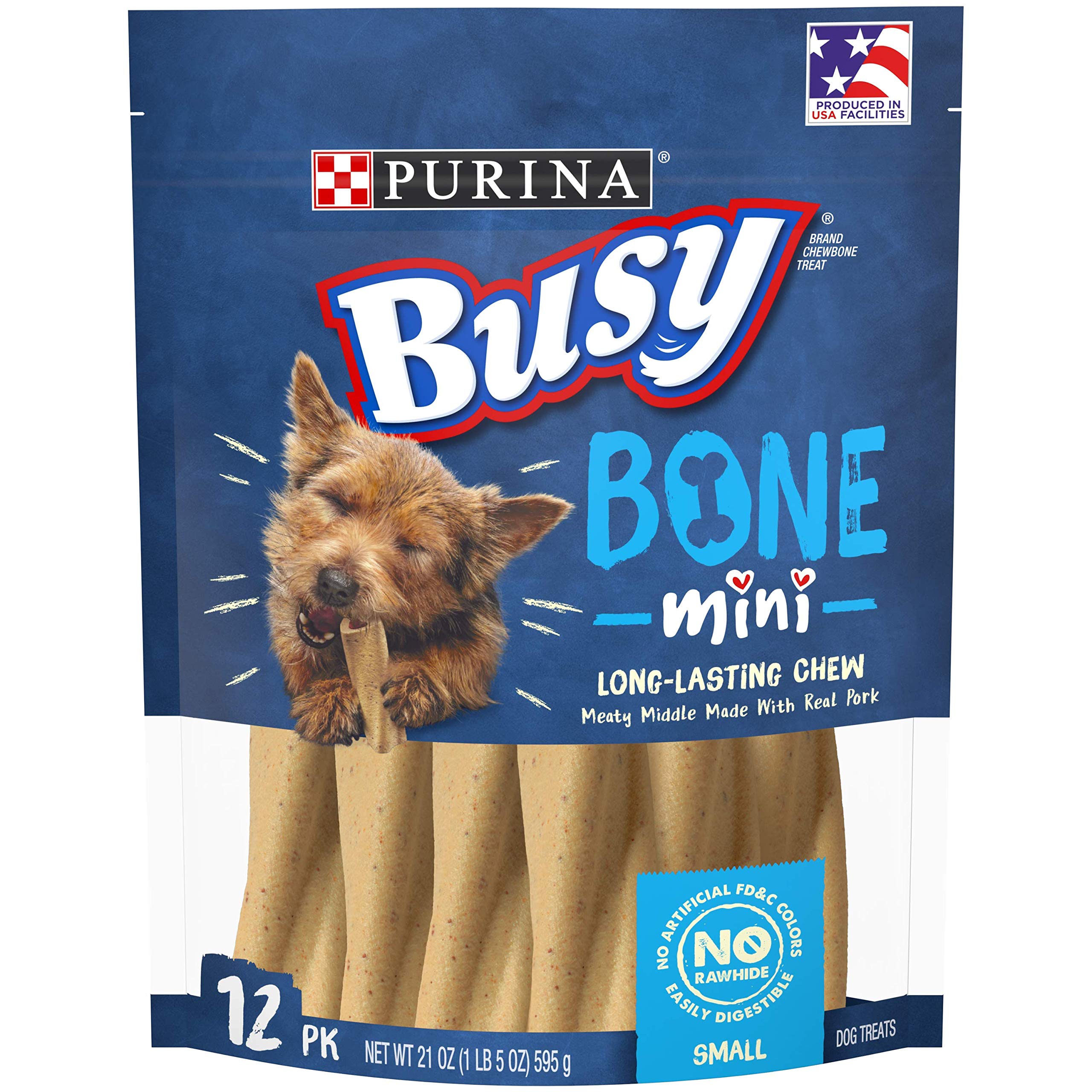 Purina Busy os mini avec centre viande réelle pour petits chiens