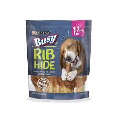 Purina Busy sachet 12 unités, friandise pratique pour chien actif.