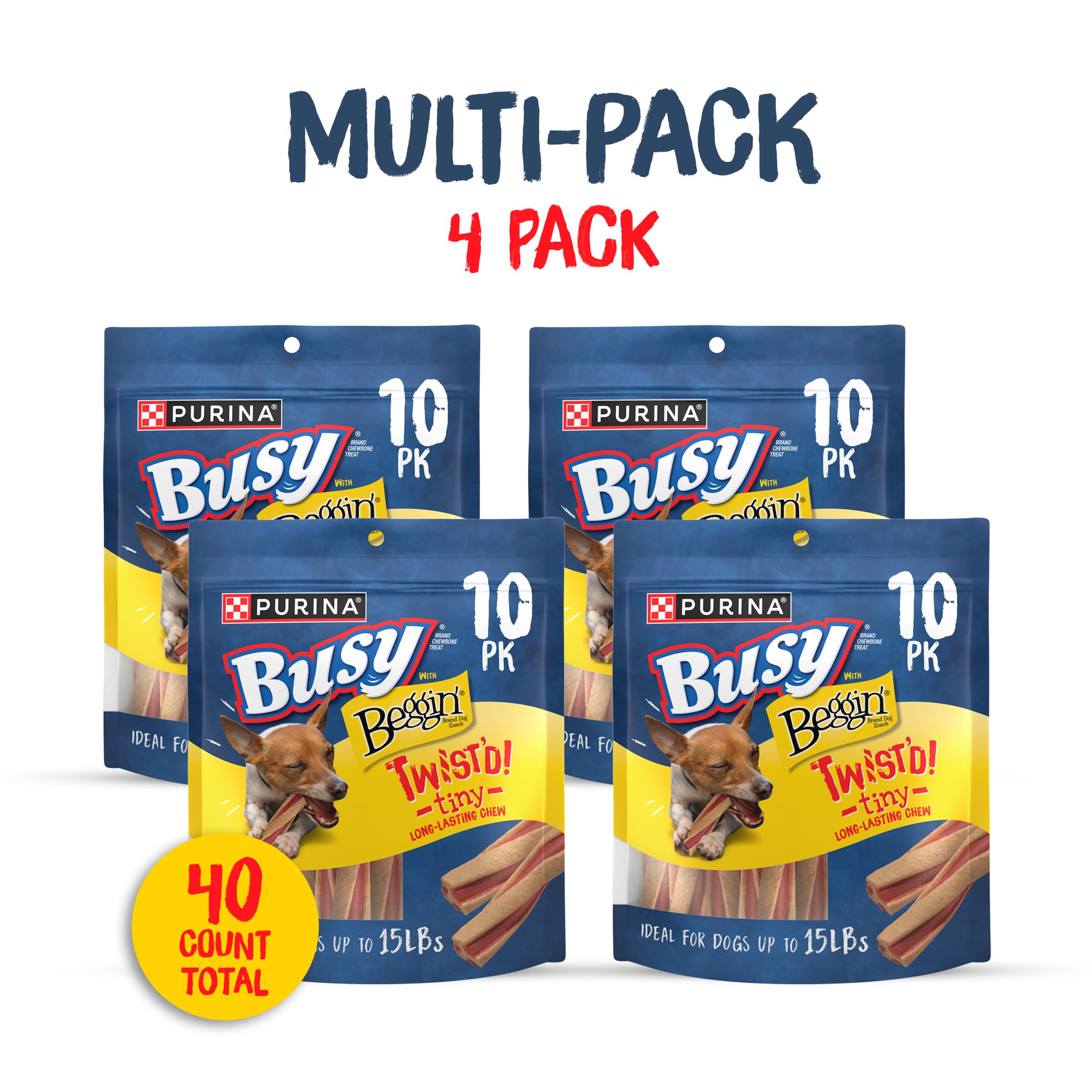 Purina Busy sachet 6x10 pièces – présentation du lot.