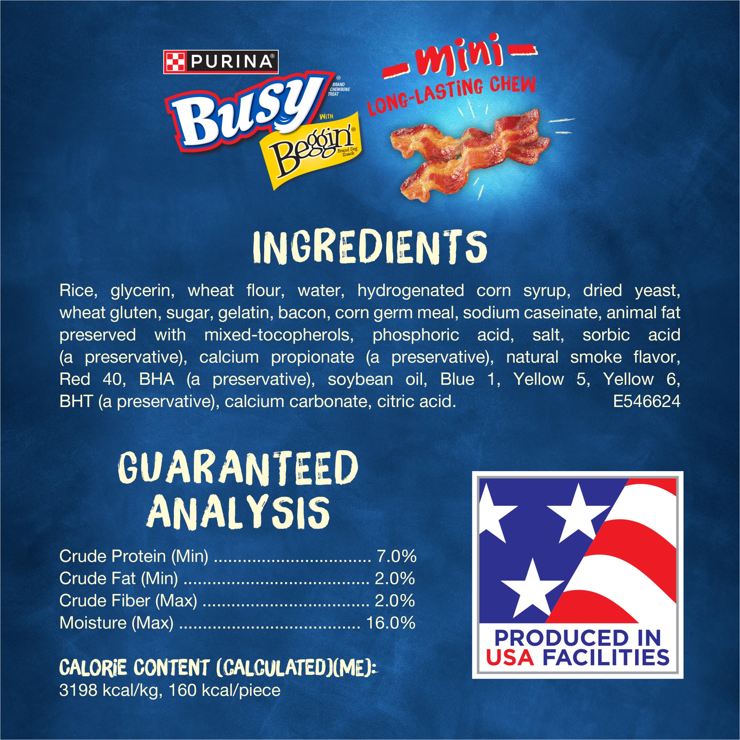Purina Busy Beggin’ Twist’d mini, idéal pour petites races et collations quotidiennes.
