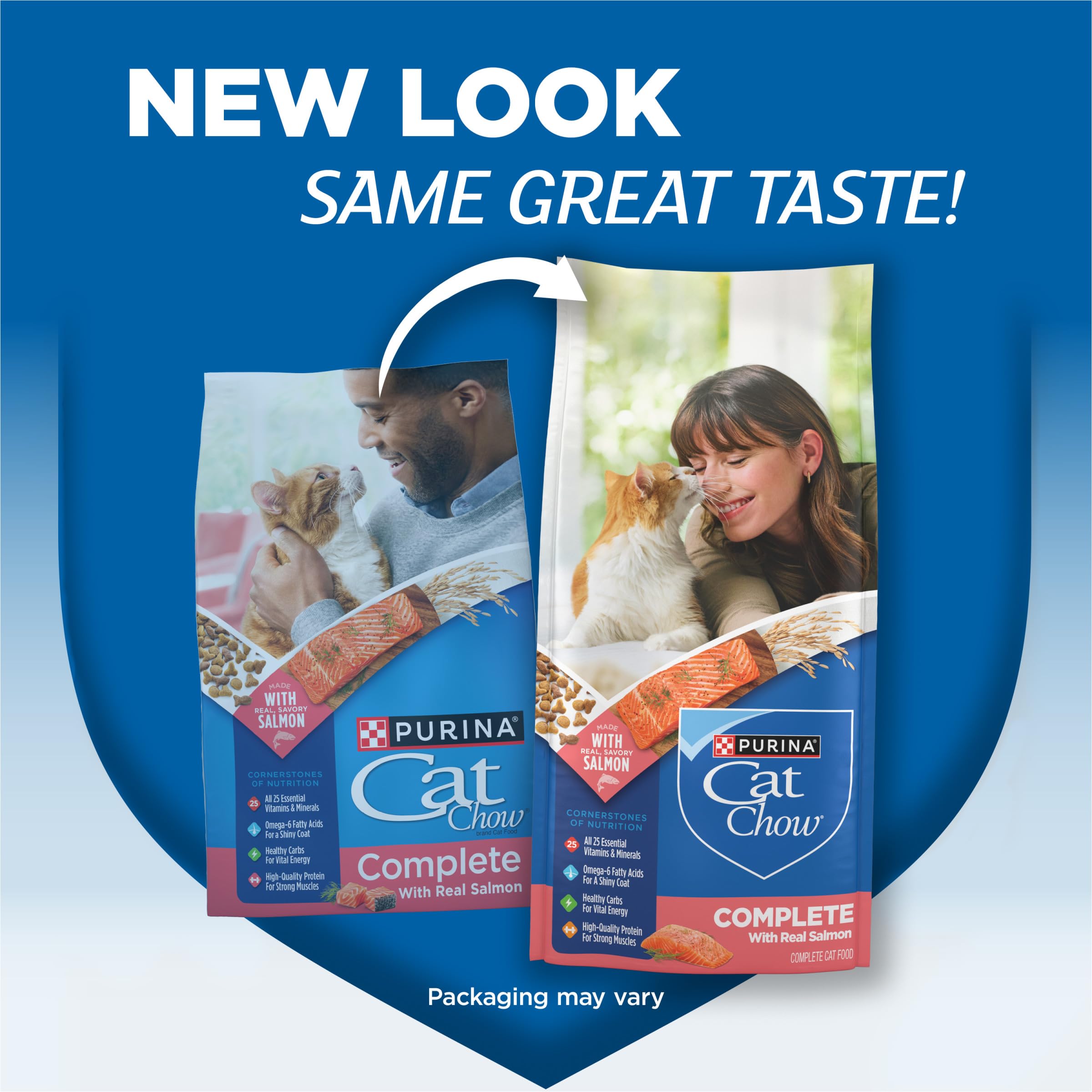 Purina Cat Chow Complete croquettes saumon: saveur attirante pour tous les stades