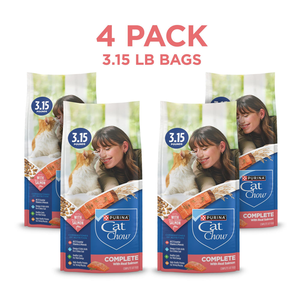 Purina Cat Chow Complete proteine saumon: soutient les muscles et l'énergie quotidienne