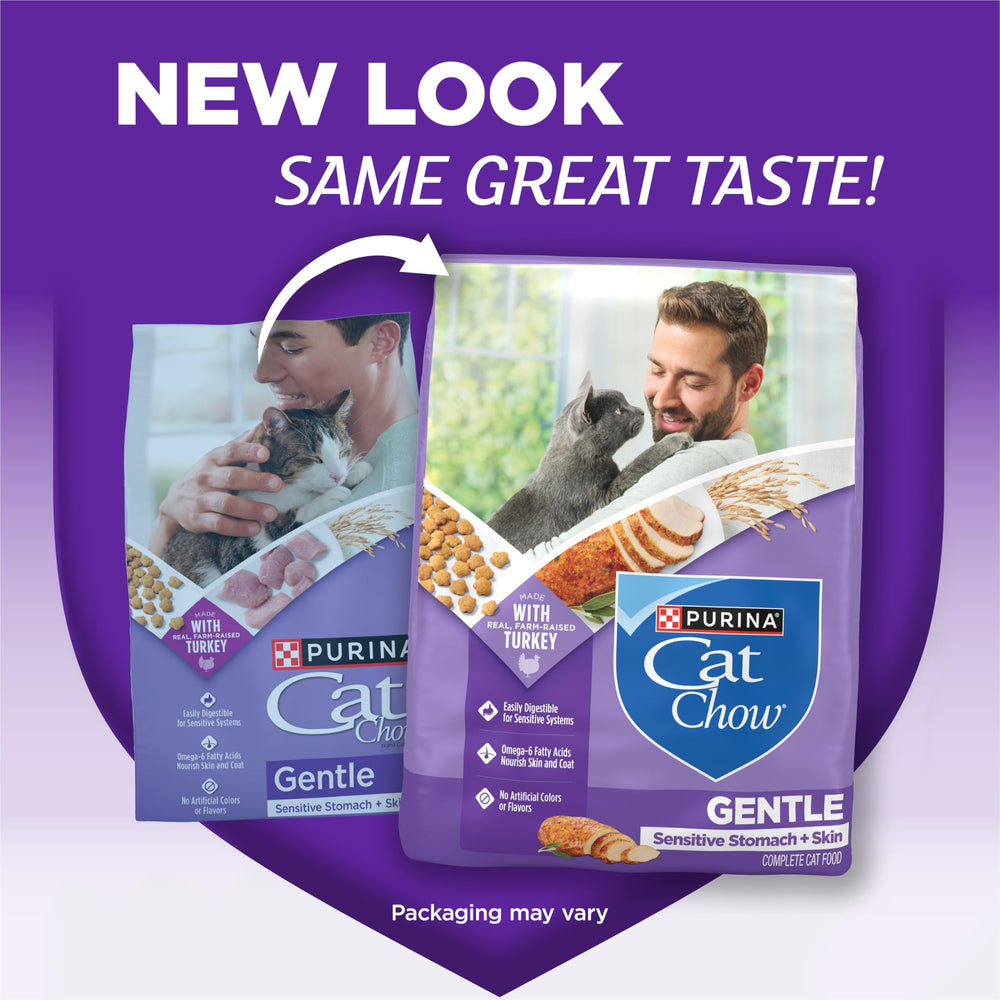 Purina Cat Chow Gentle - ingrédients à base de dinde pour une nutrition de qualité.