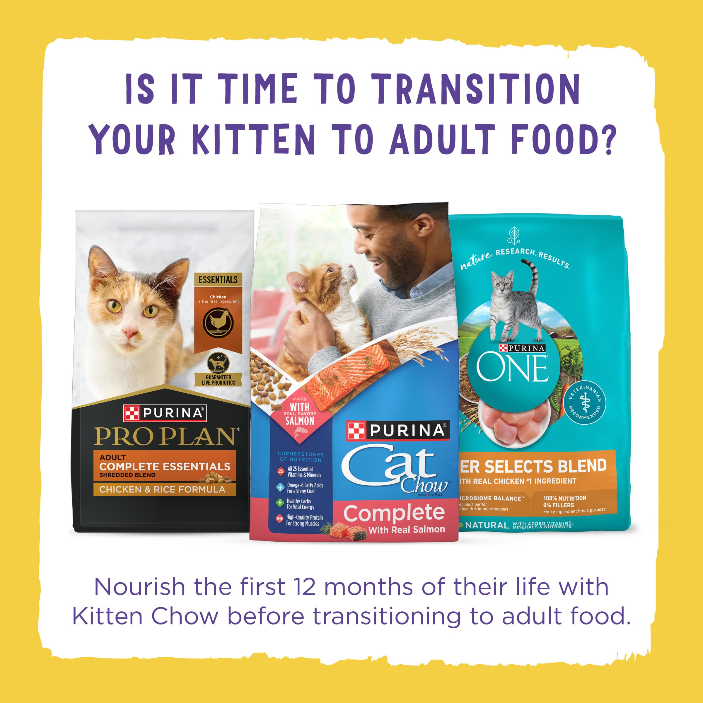 Purina Kitten Chow goût appétissant pour chaton