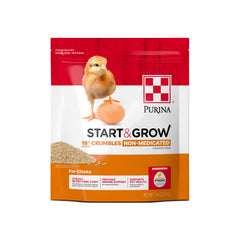 Purina Start and Grow, miettes-poussins, soutien digestif et immunitaire.