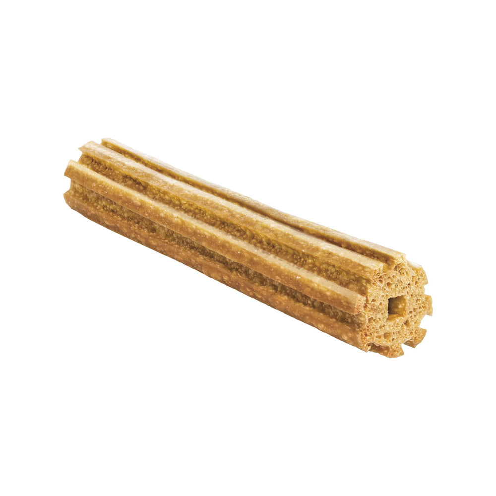 Purina DentaLife texture avec huit crêtes pour nettoyer les dents.