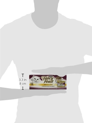 Purina Fancy Feast poulet grillé sauce, boîtes à languette faciles à ouvrir