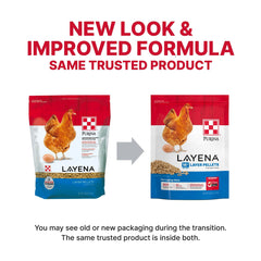 Purina Layena Pellets texture croquante appréciée par les poules.