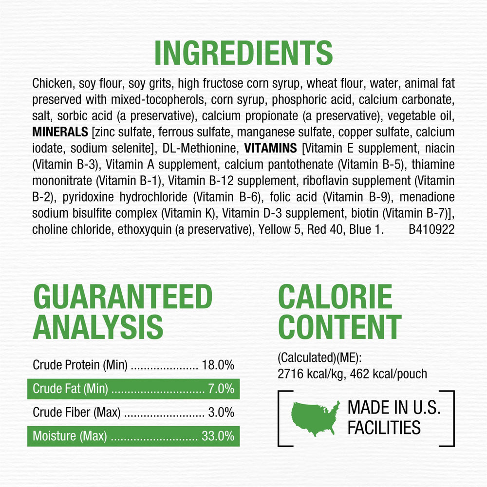 Purina Moist and Meaty plat adulte complet, nutrition pratique.