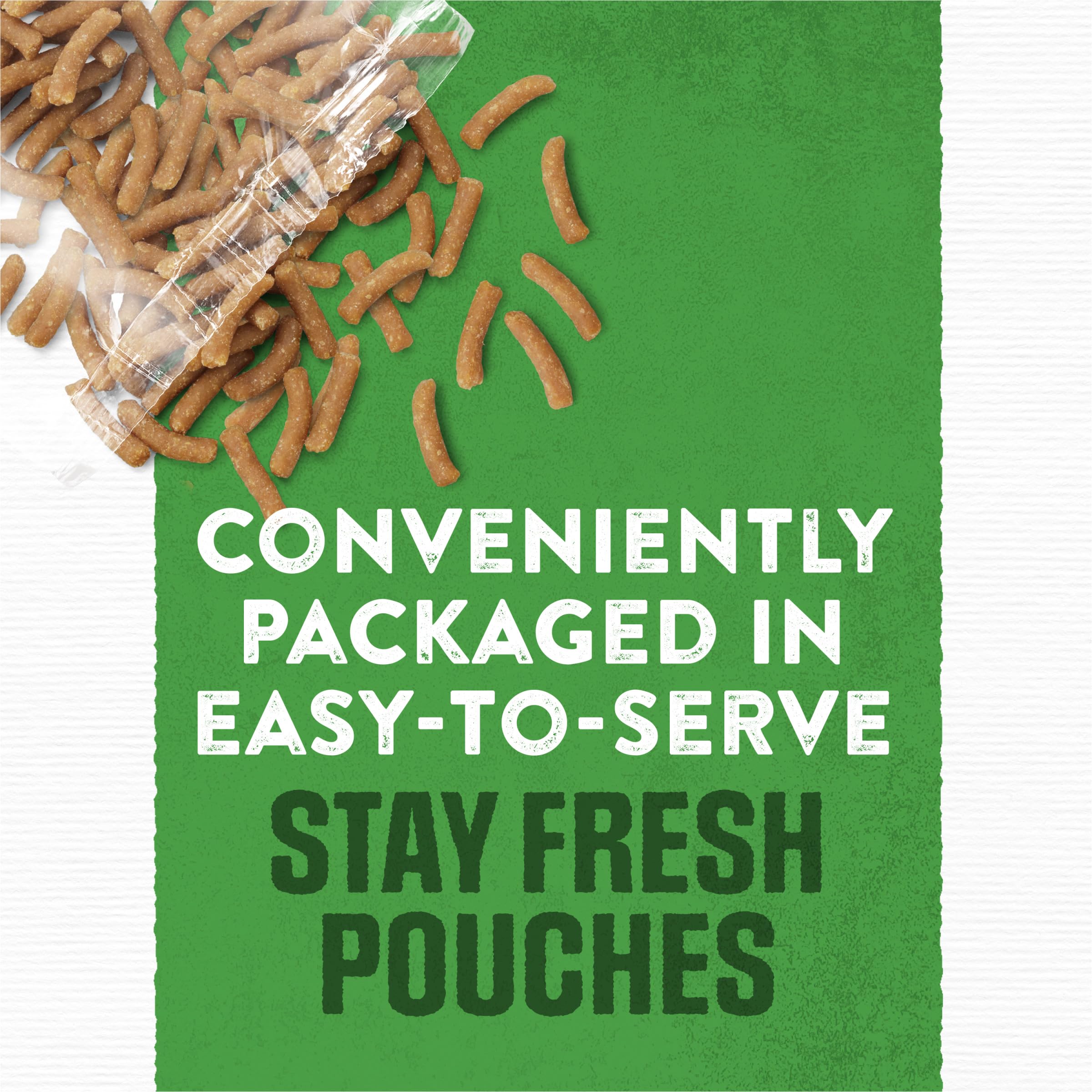 Purina Moist and Meaty sachets hermétiques conservent le goût durablement.