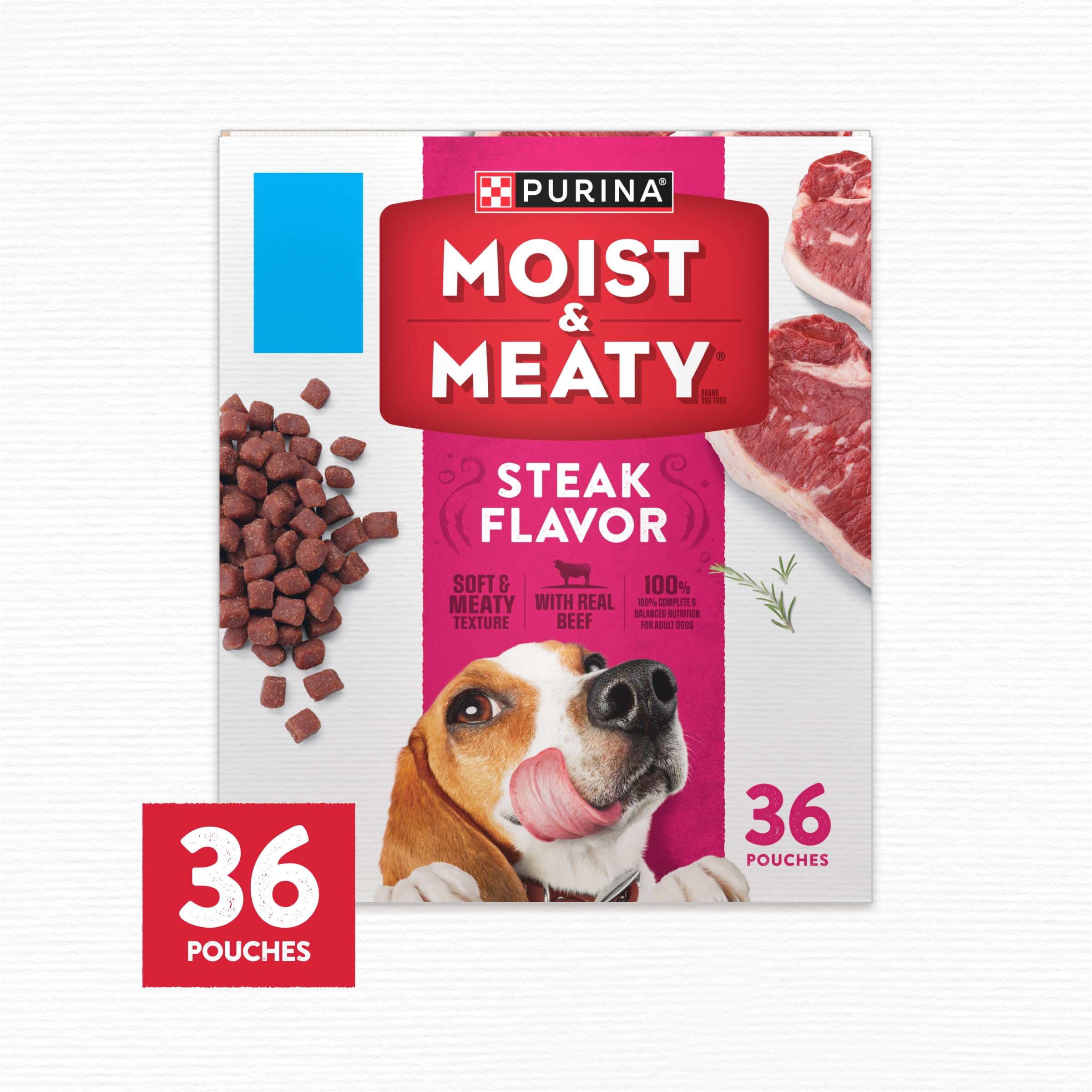 Purina Moist & Meaty emballage qui reste frais: saveur préservée