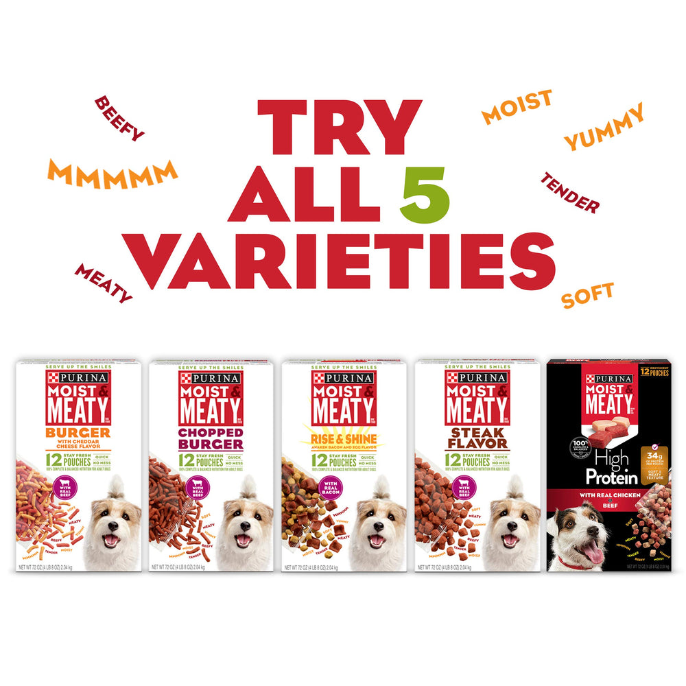 Purina morceaux-boeuf-delice pour chien.