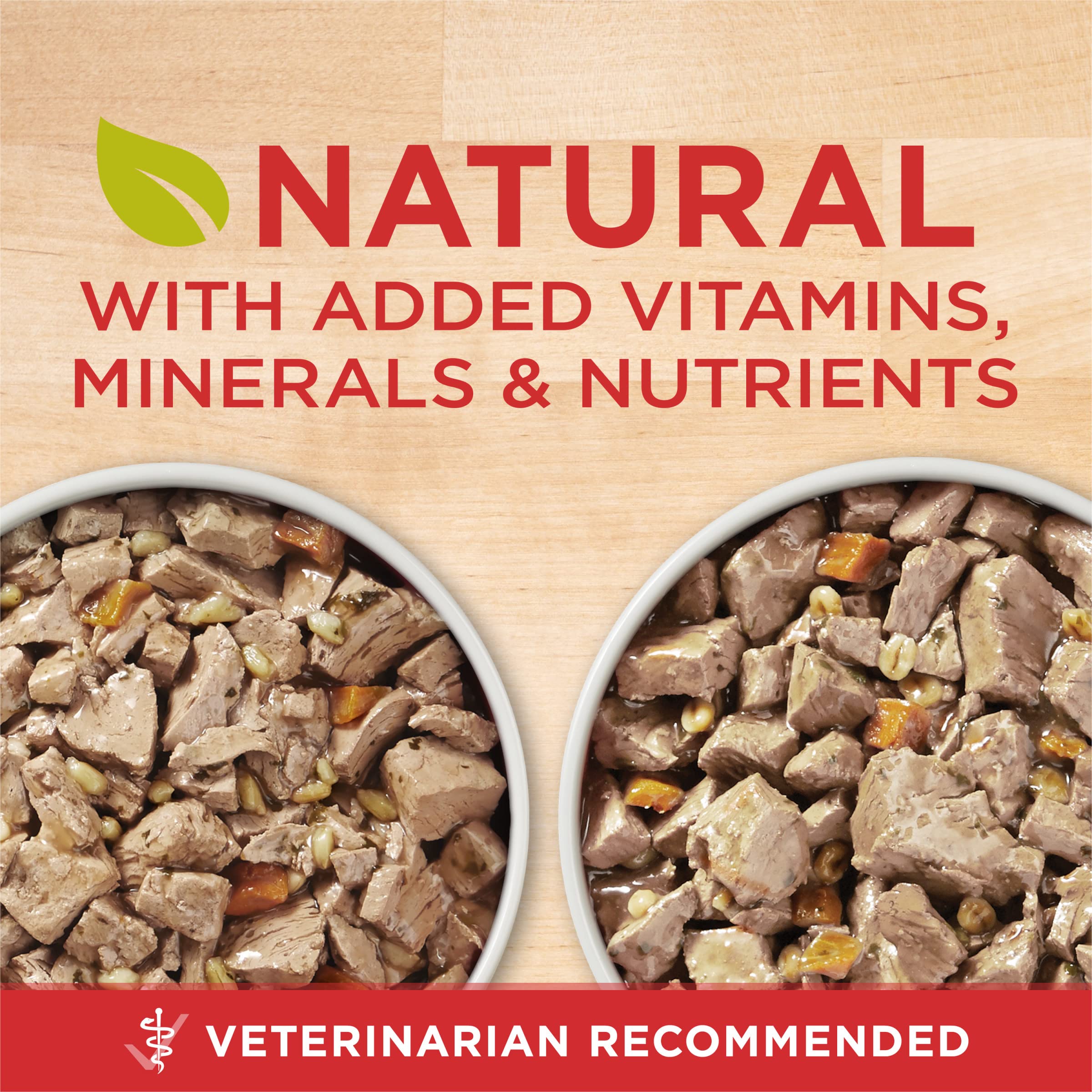Purina ONE boîte poulet-riz-brun, repas complet et pratique.
