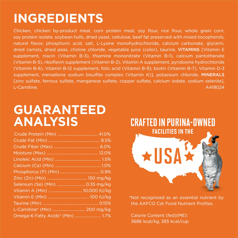 Purina ONE calcium pour dents fortes et gencives saines.