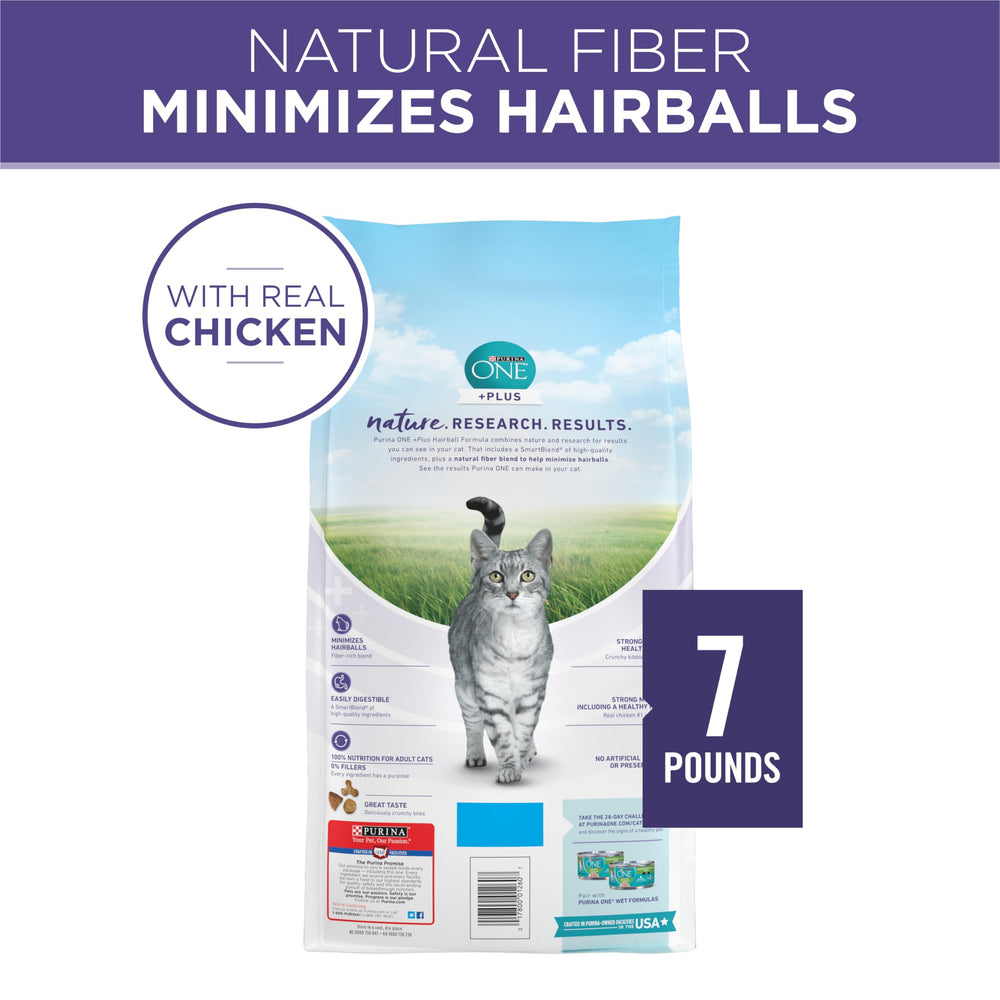Purina ONE calcium ajouté, soutien potentiel pour dents et gencives.