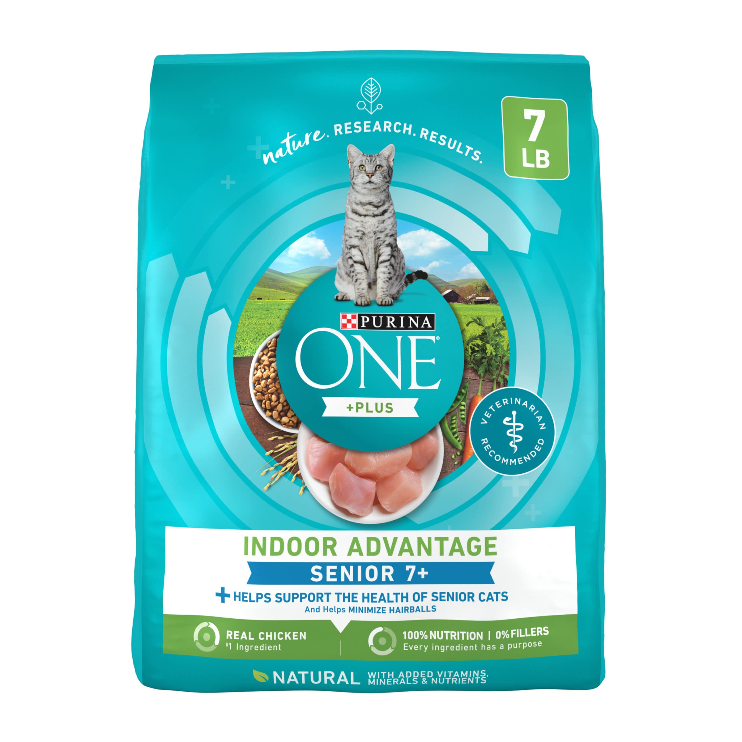 Purina ONE Chat Indoor avec poulet réel premier ingrédient, muscles et cœur soutenus