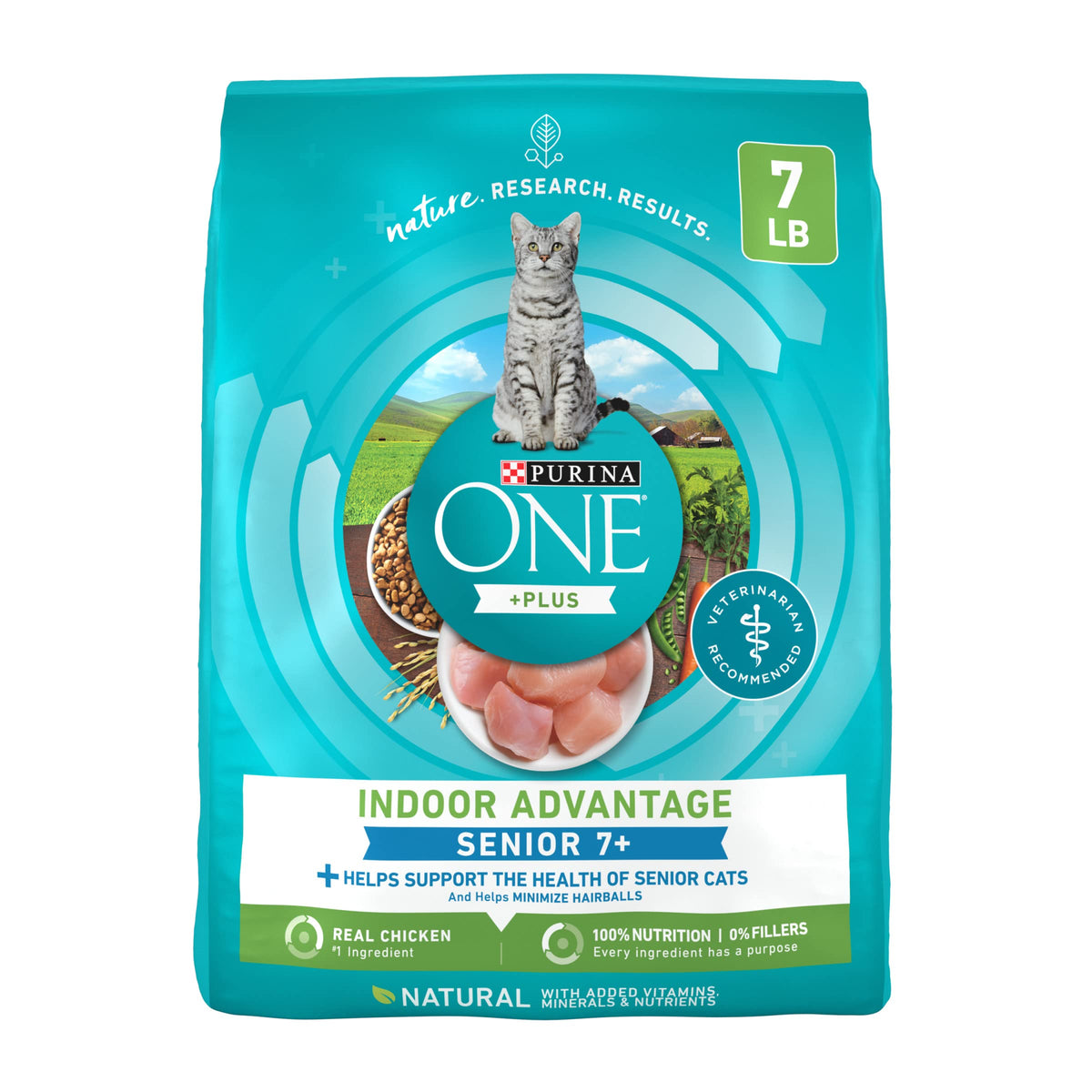 Purina ONE Chat Indoor avec poulet réel premier ingrédient, muscles et cœur soutenus