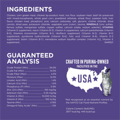 Purina ONE – chat dégustant des croquettes, appétence et énergie.