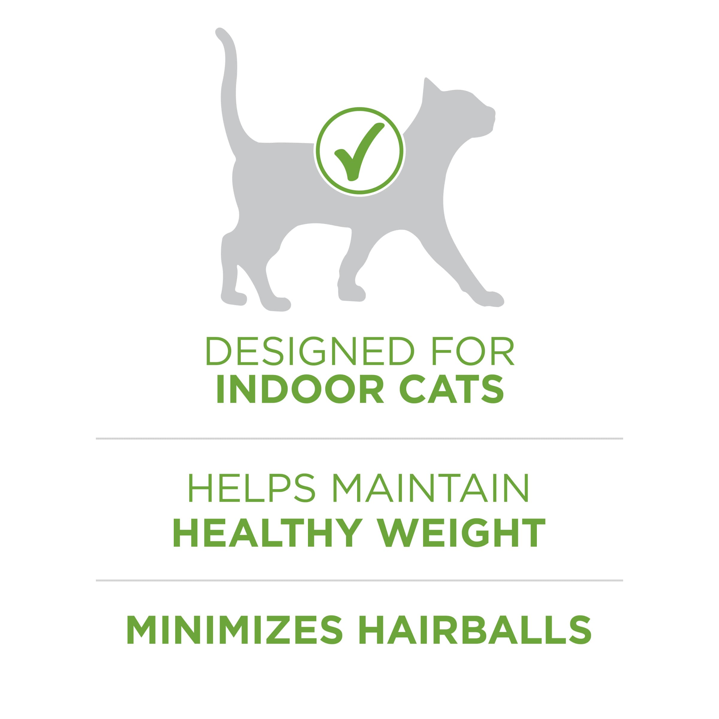 Purina ONE contrôle-poids et fibres: aide au maintien du poids du chat intérieur.