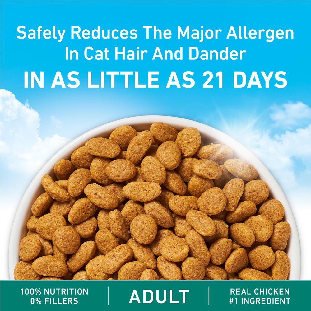 Purina ONE LiveClear glucides pour énergie durable et digestion favorable.