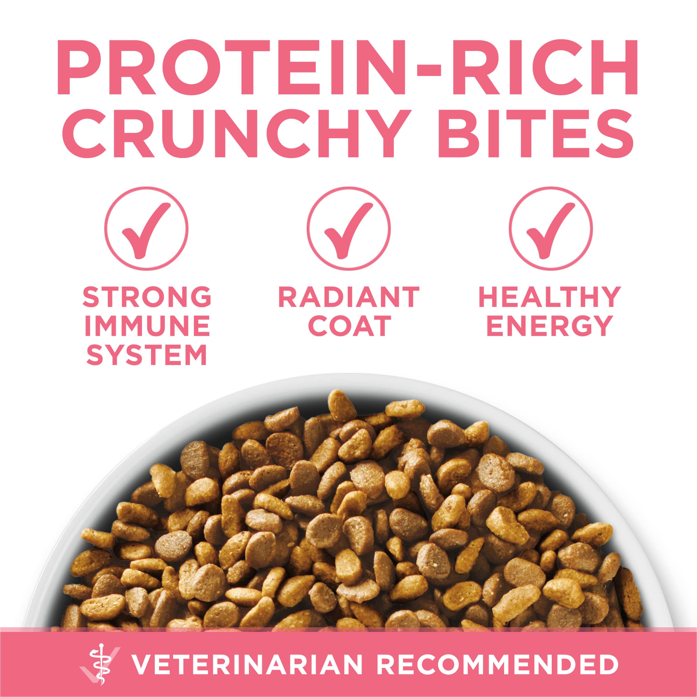 Purina ONE mélange intelligent d'ingrédients pour une nutrition de qualité.