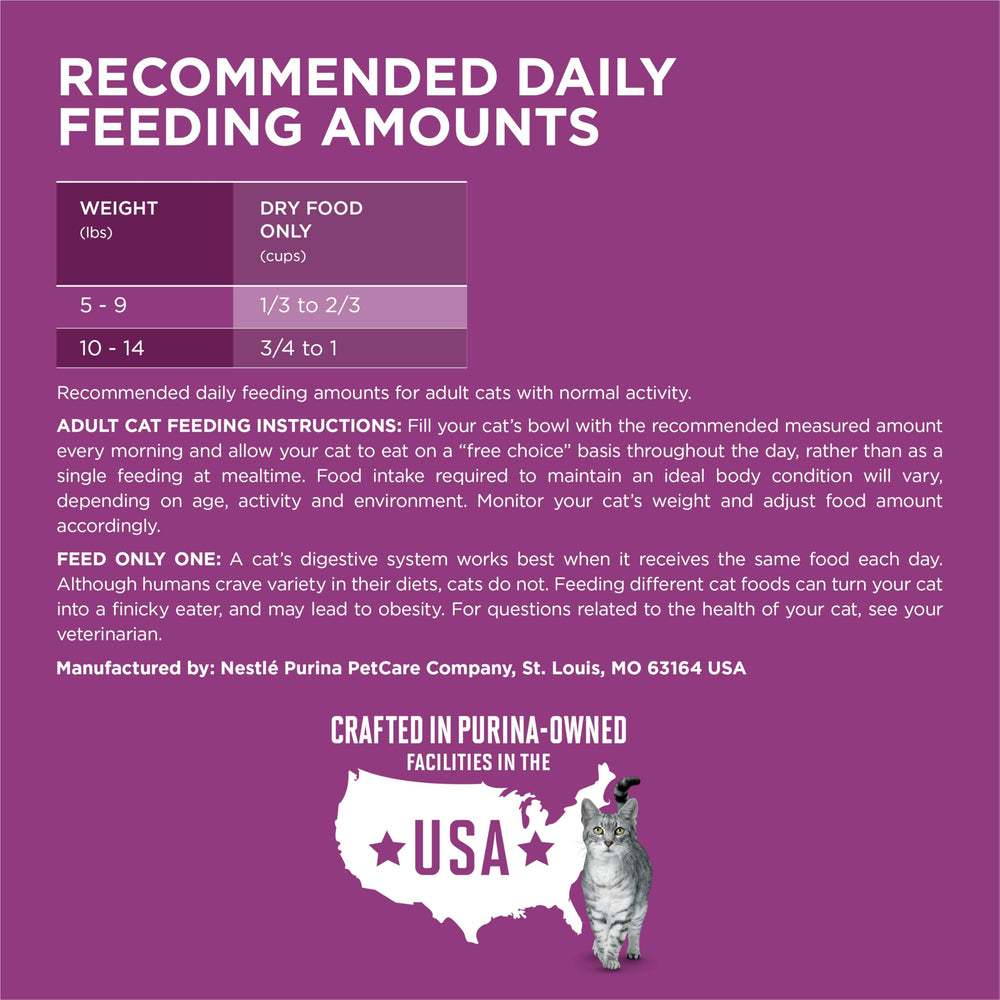 Taurine essentielle dans Purina ONE Plus – soutien probable pour cœur et muscles.