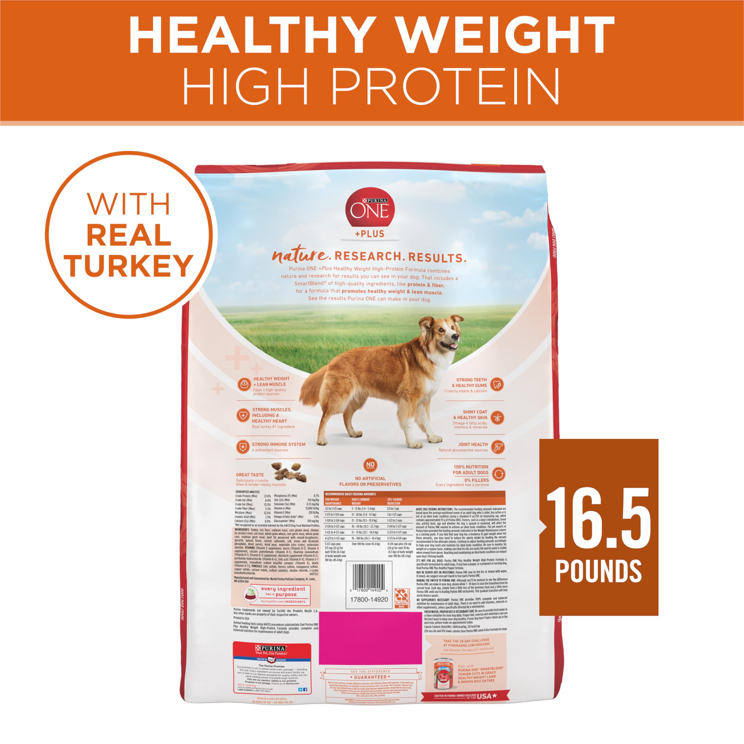 Purina ONE Plus Sans Arômes Ni Conservateurs: formule naturelle.