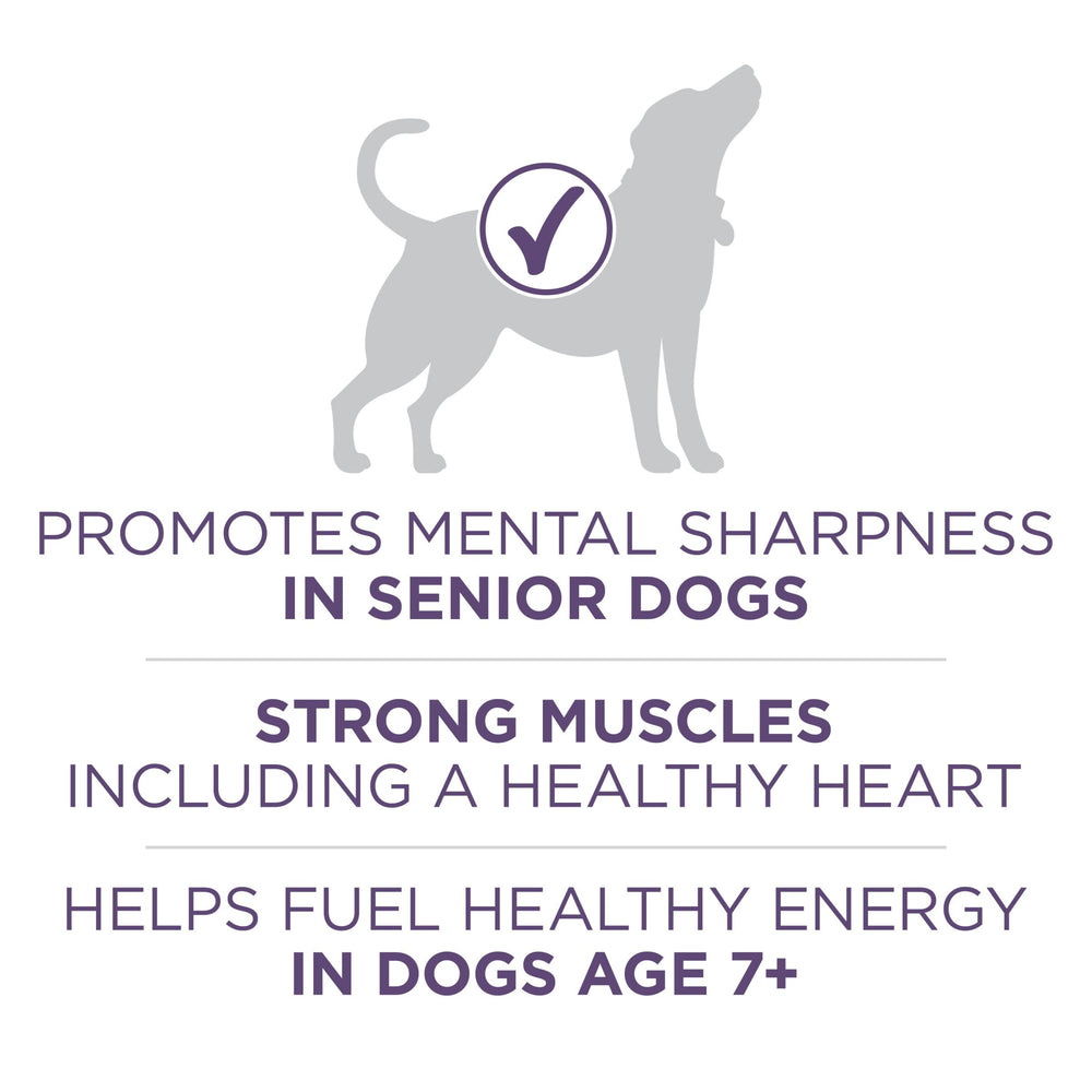 Purina ONE — poulet comme premier ingrédient, muscles soutenus.