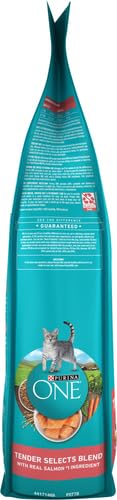 Purina ONE saumon: protéine clé pour muscles et énergie du chat.