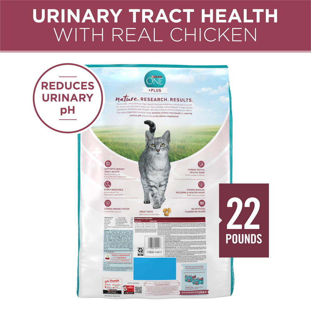 Purina One sac croquettes: emballage durable et pratique.