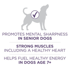 Purina ONE Senior glucosamine, soutien potentiel des articulations.