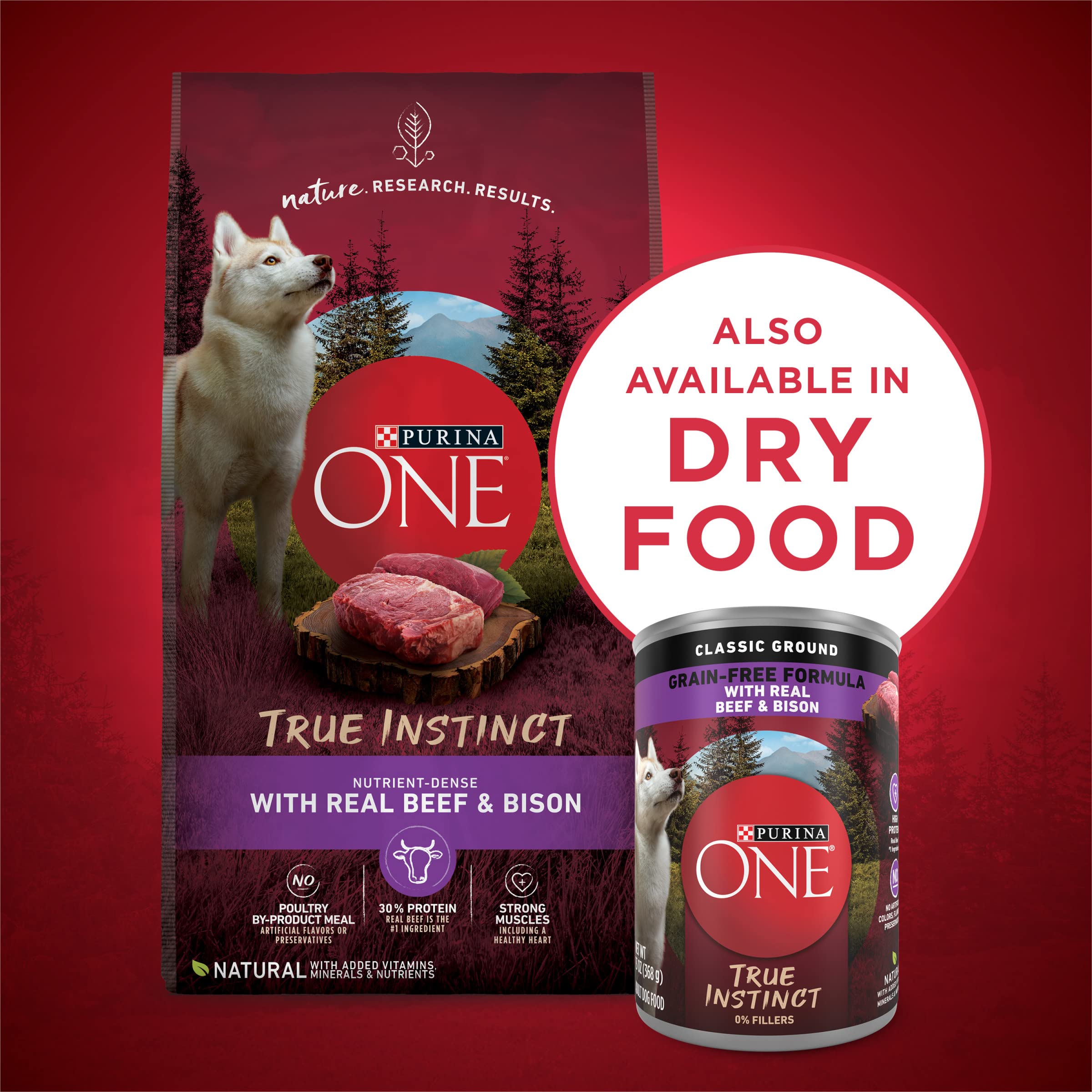 Purina ONE soutien immunitaire potentiel, vitamines et minéraux ajoutés
