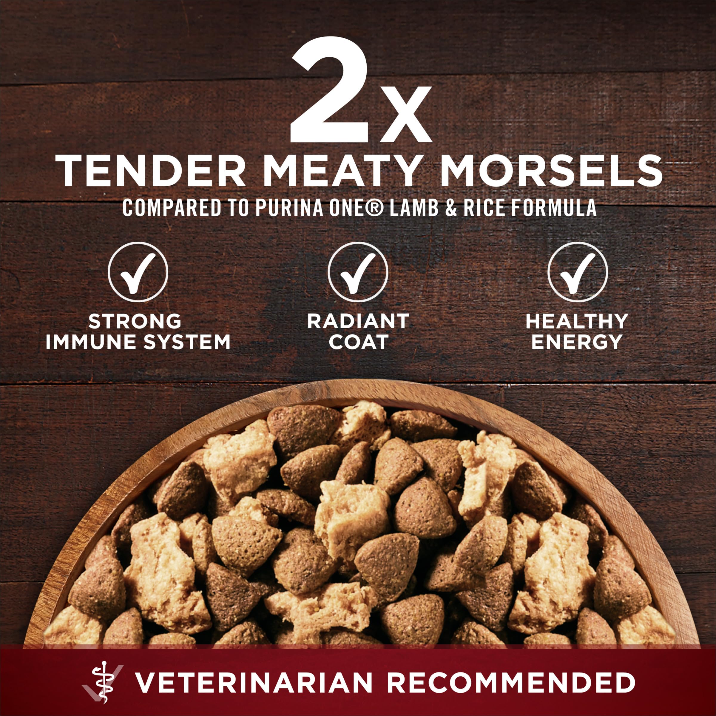 Purina ONE True Instinct soutien articulations, glucosamine naturelle intégrée.