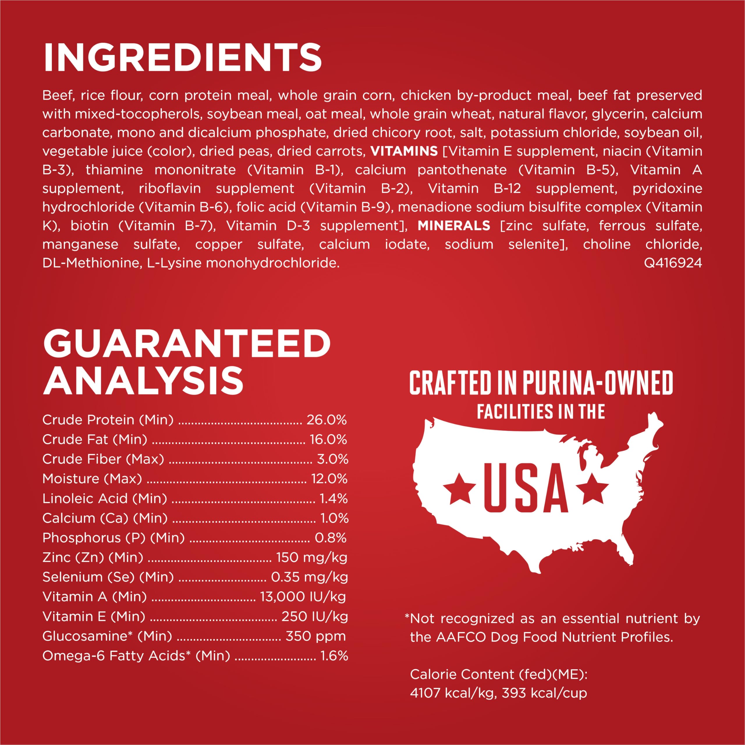 Purina One vitamines et minéraux – nutrition complète au quotidien.