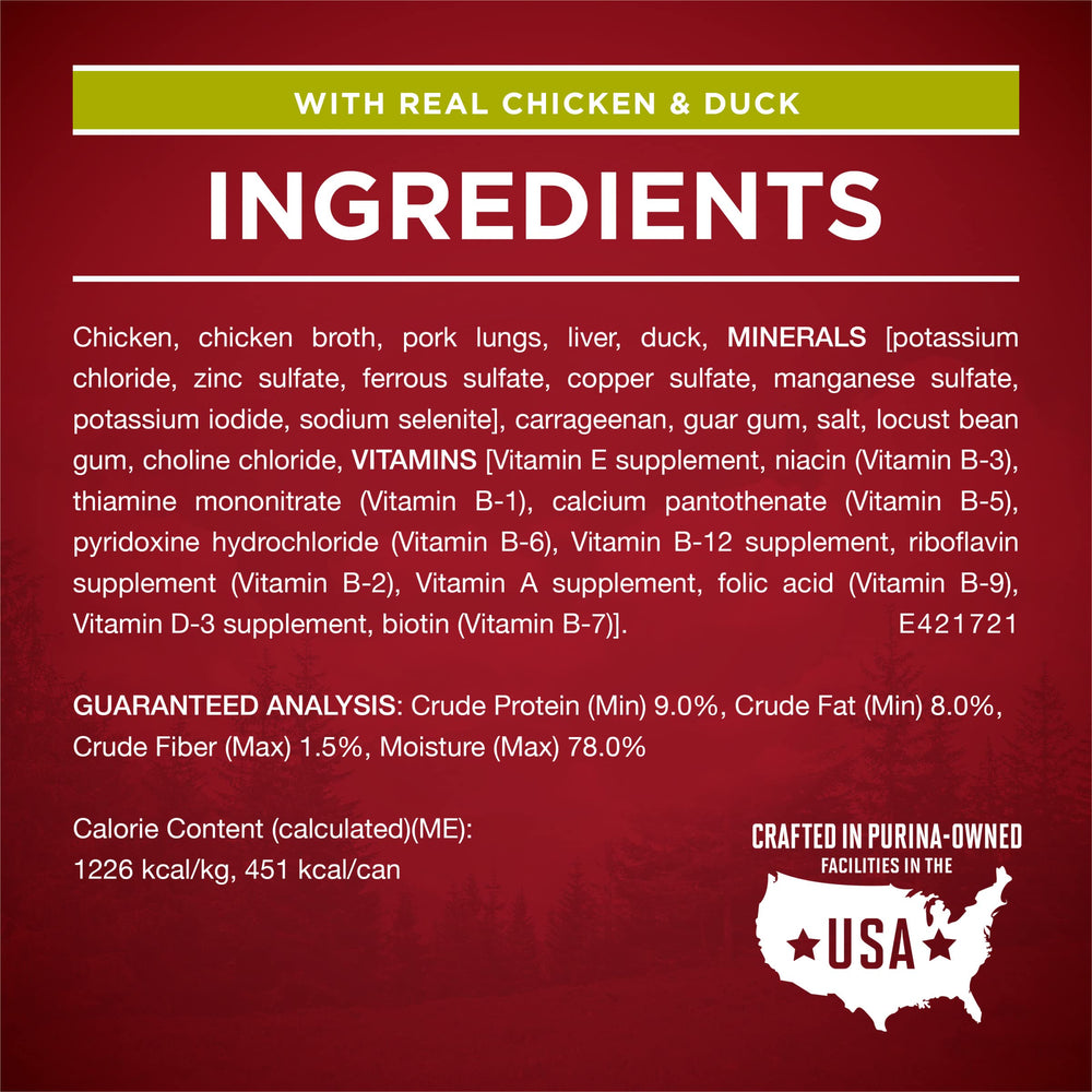 Purina ONE Vrai Instinct Classique Haché sans sous-produits – alimentation claire et pure